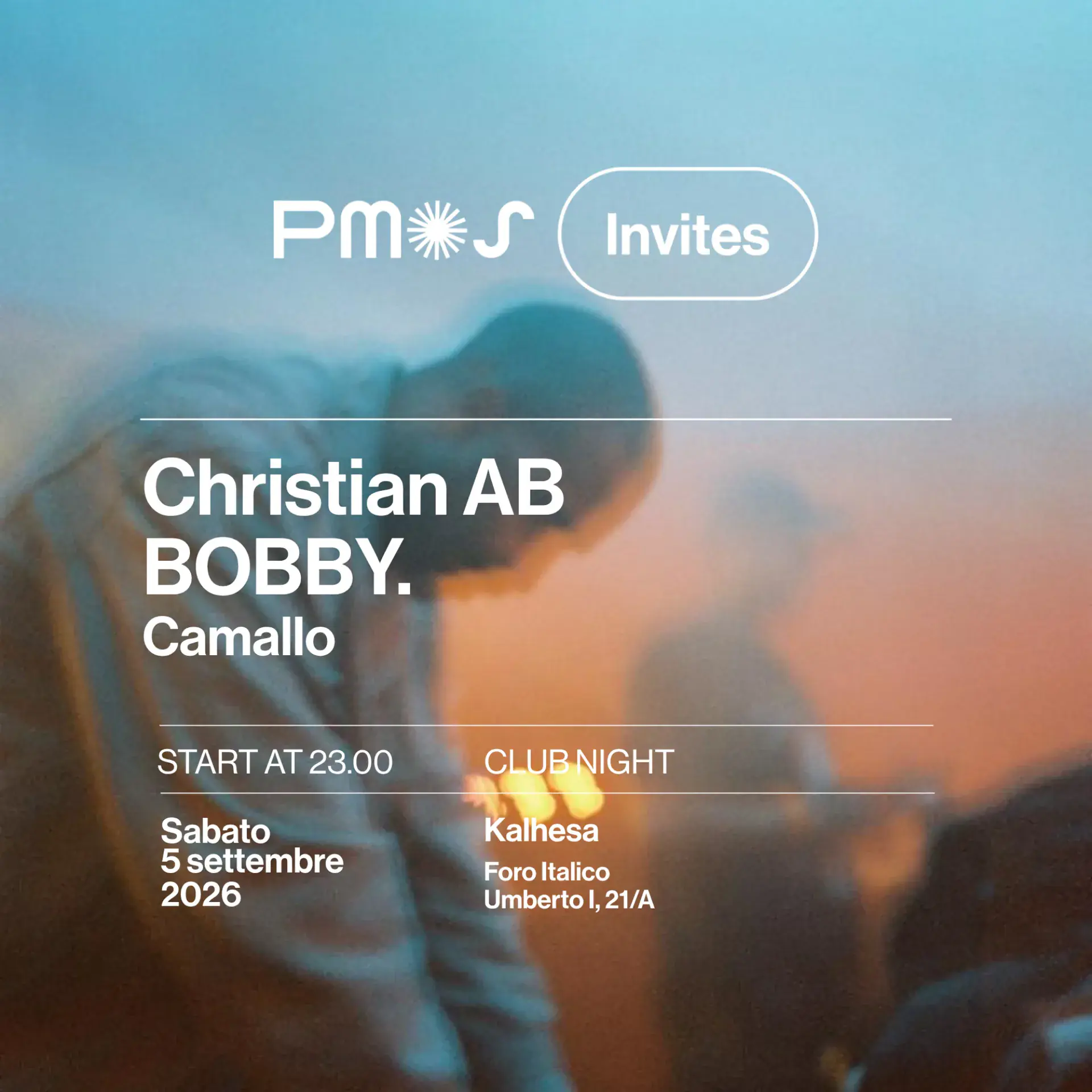 PMOS Invites: Bobby & Christian AB
