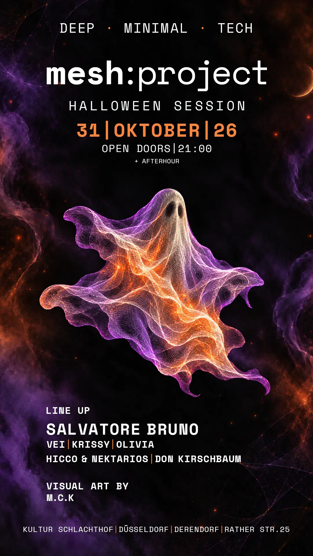 mesh:project Halloween Session @Kulturschlachthof Düsseldorf