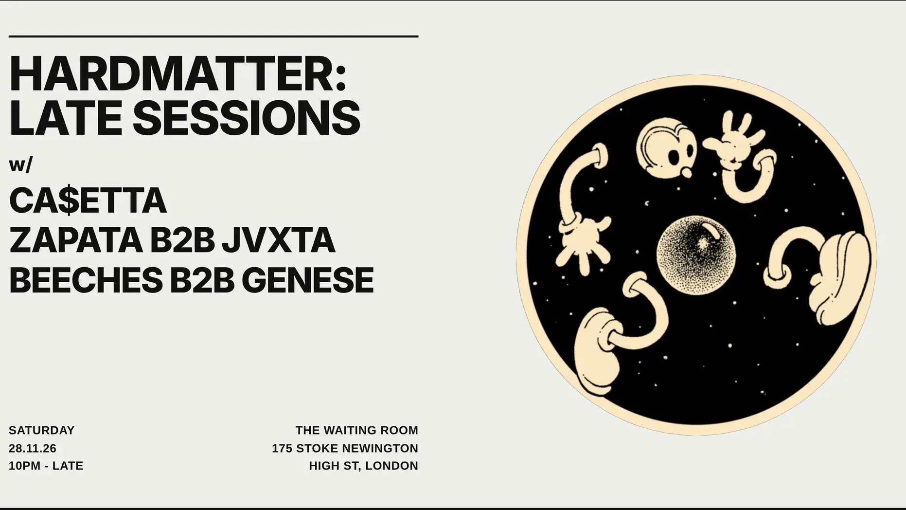 Hardmatter: Late Sessions mit Beeches, Genese, Ca$etta und fam