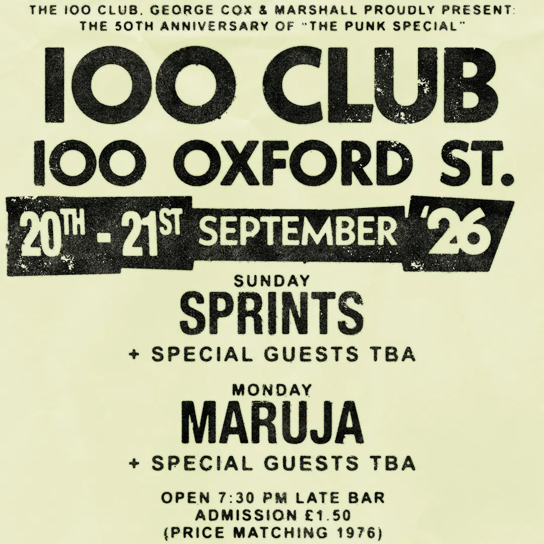 50th Anniversary of the Punk Special: Sprints