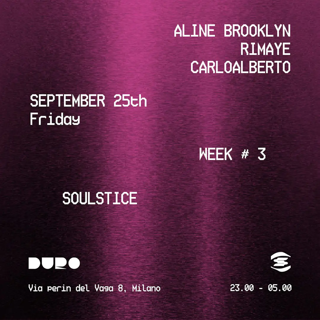 SOULSTICE | Aline Brookly | Rimaye | Carlo Alberto