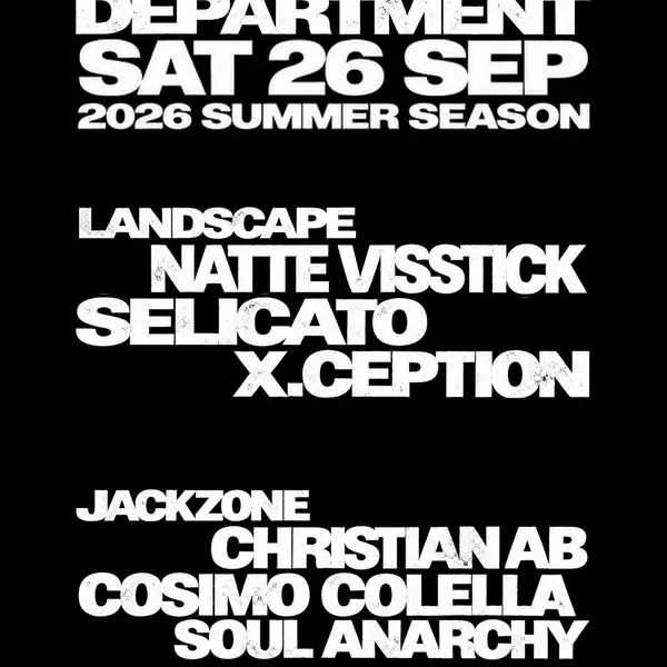 SOUND DEPARTMENT w / Natte Visstick and Christian AB