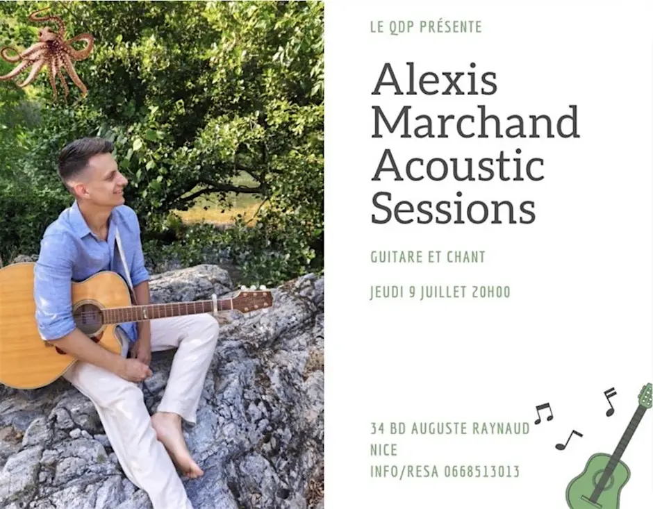 Concert chant et guitare accoustique - Alexis Marchand