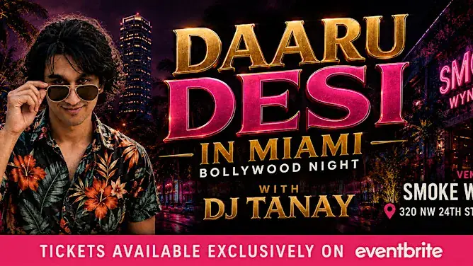 Daaru Desi In Miami Bollywood Night