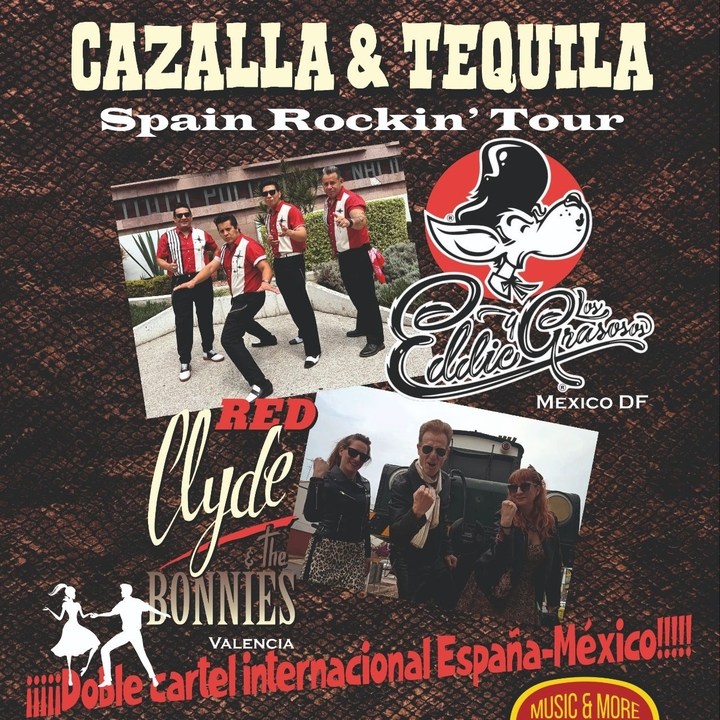 Cazalla & Tequila Spain Rockin' Tour 2026 – Red Clyde & The Bonnies + Eddie y Los Grasosos