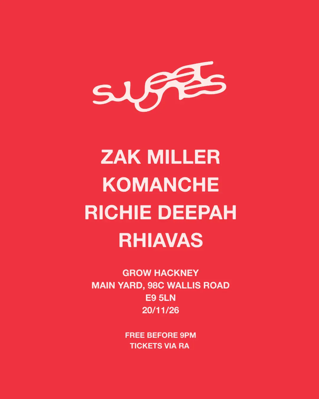 SWEET ONES: Zak Miller, Richie, Rhiavas, Komanche