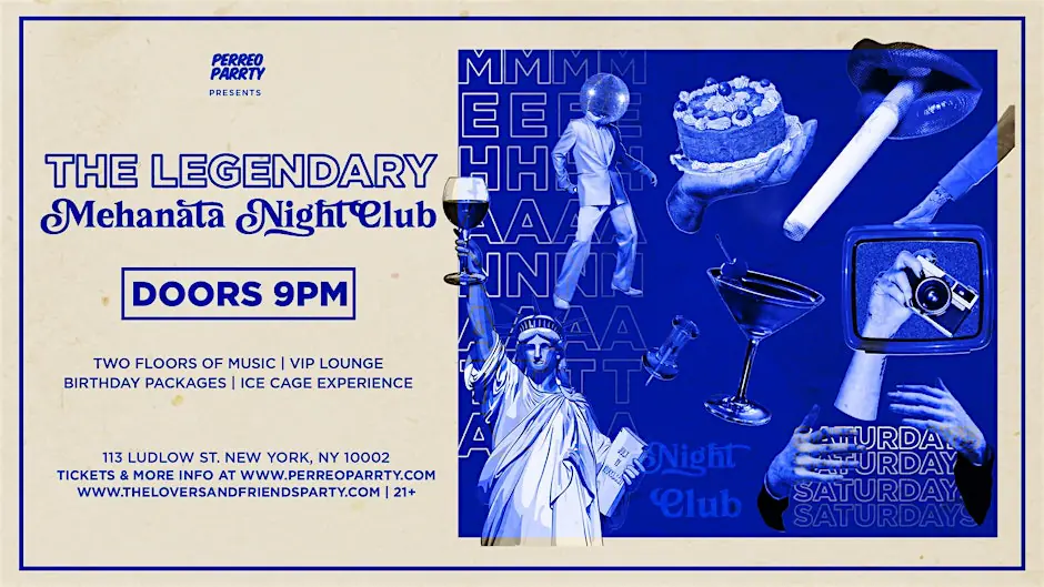The Legendary Mehanata Nightclub - Two Floors & Ice Cage - NYC