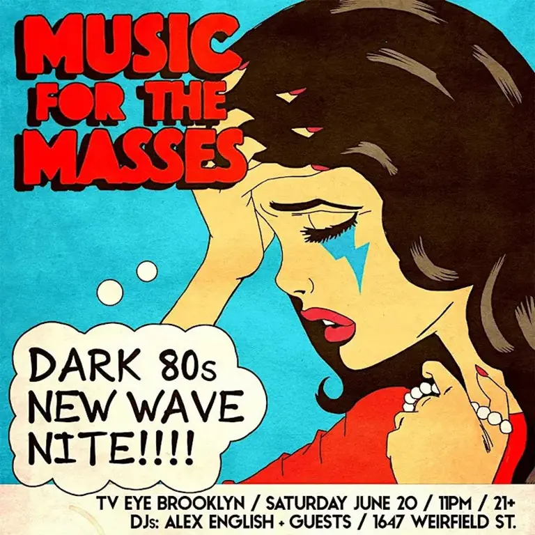 Music For The Masses: Dark 80s New Wave Nite