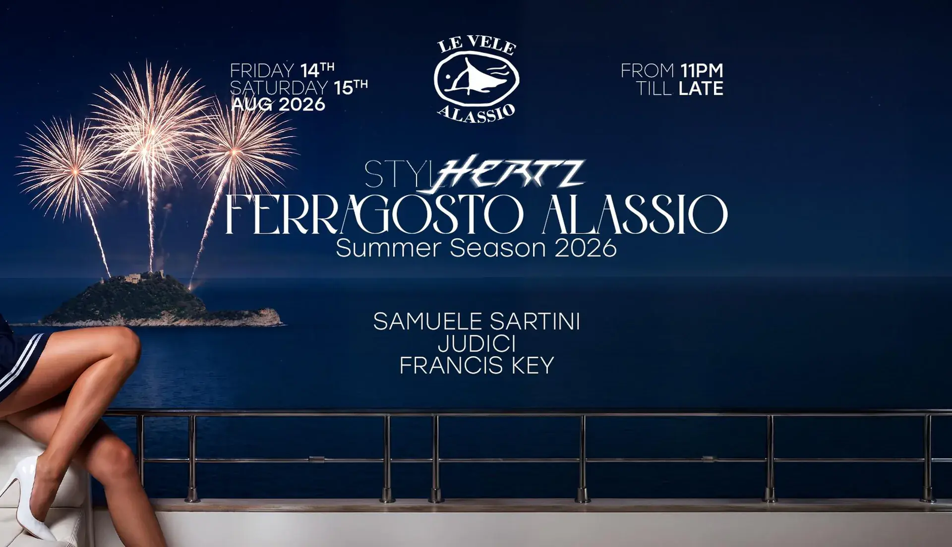 Le Vele Alassio Ferragosto Alassio 2026 - Friday, 14th August 2026