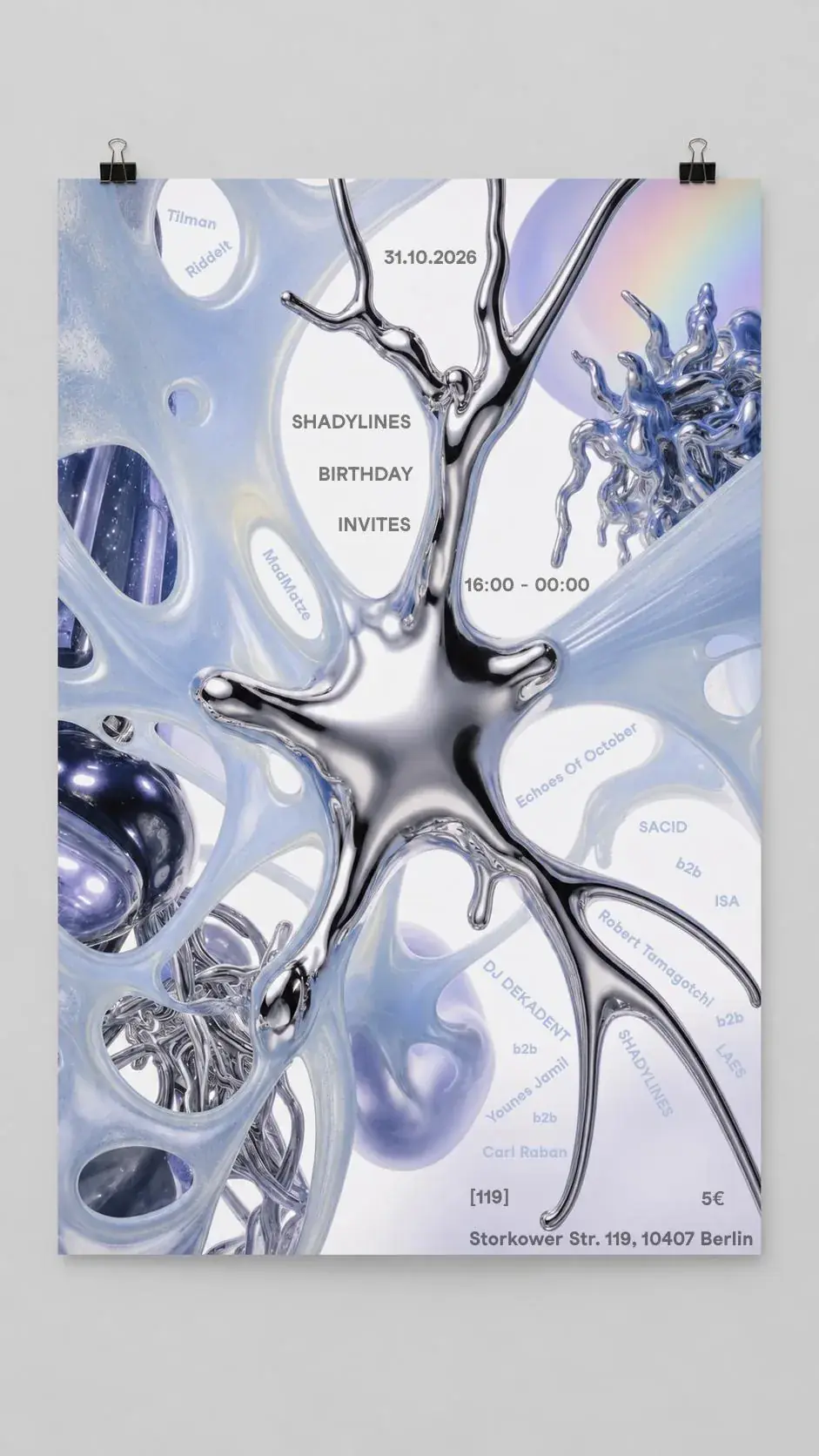 SHADYLINES BIRTHDAY INVITES