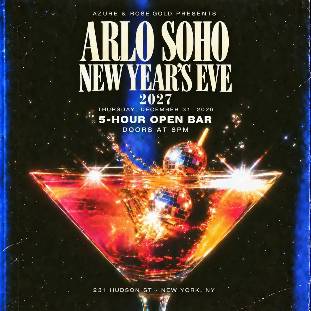 Nochevieja 2027 en Arlo Soho