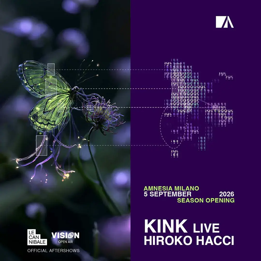 Amnesia Milano Season Opening w / KiNK live + Hiroko Hacci