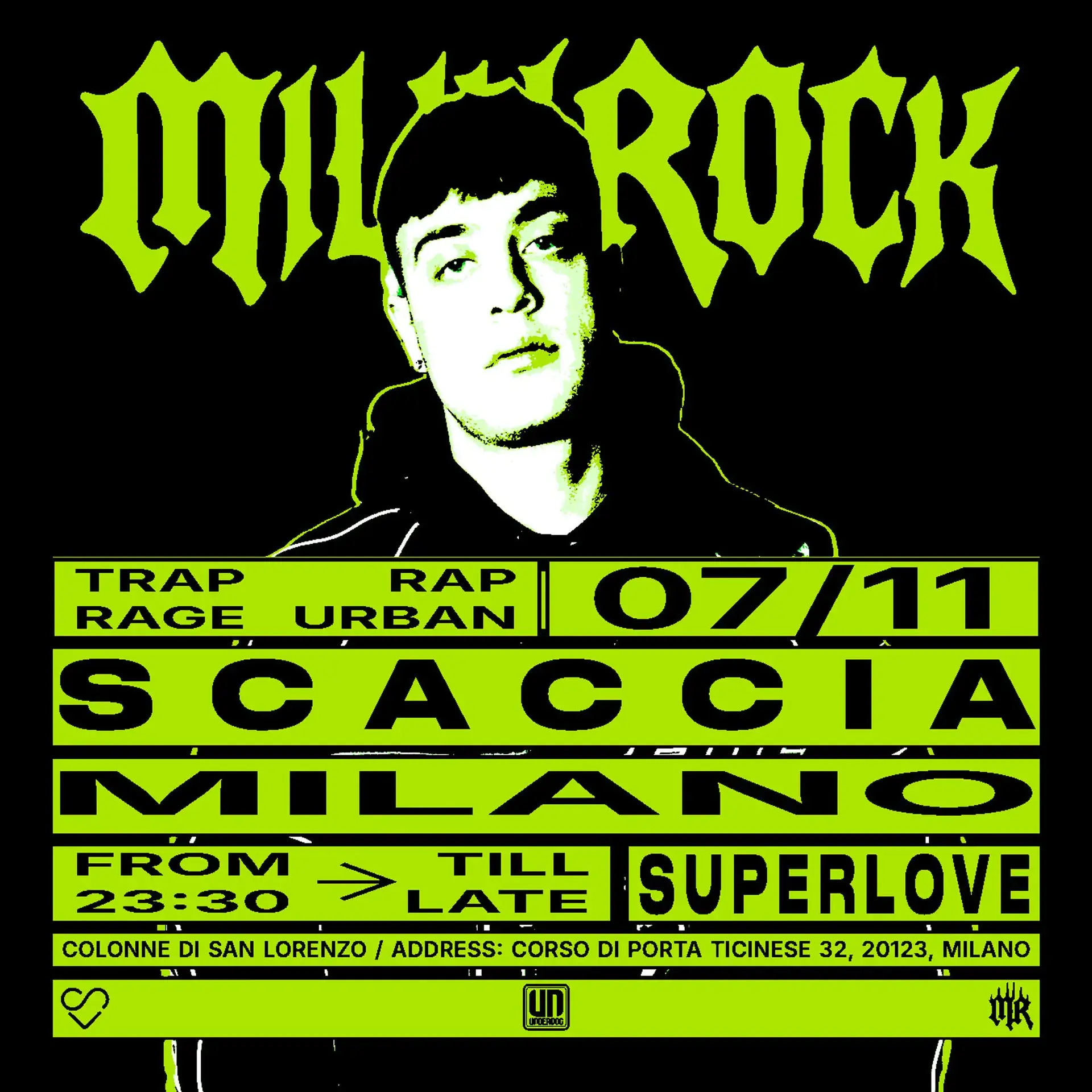 SCACCIA live DJ set @ MILLY ROCK MILANO