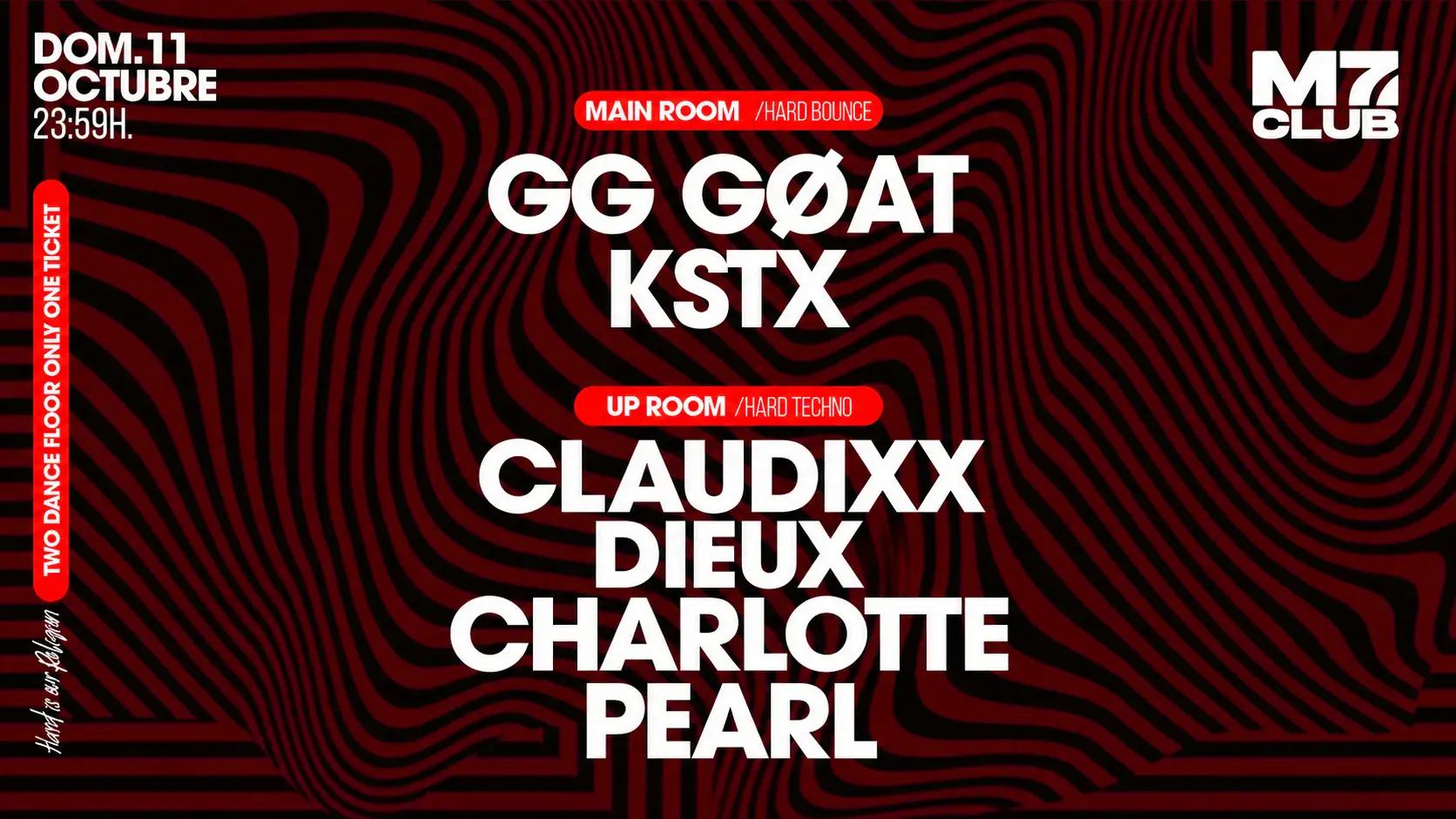 M7 präsentiert: GG GØAT, KSTX, Claudixx, Dieux & Charlotte Pearl