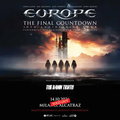 EUROPE - THE FINAL COUNTDOWN 40TH ANNIVERSARY TOUR