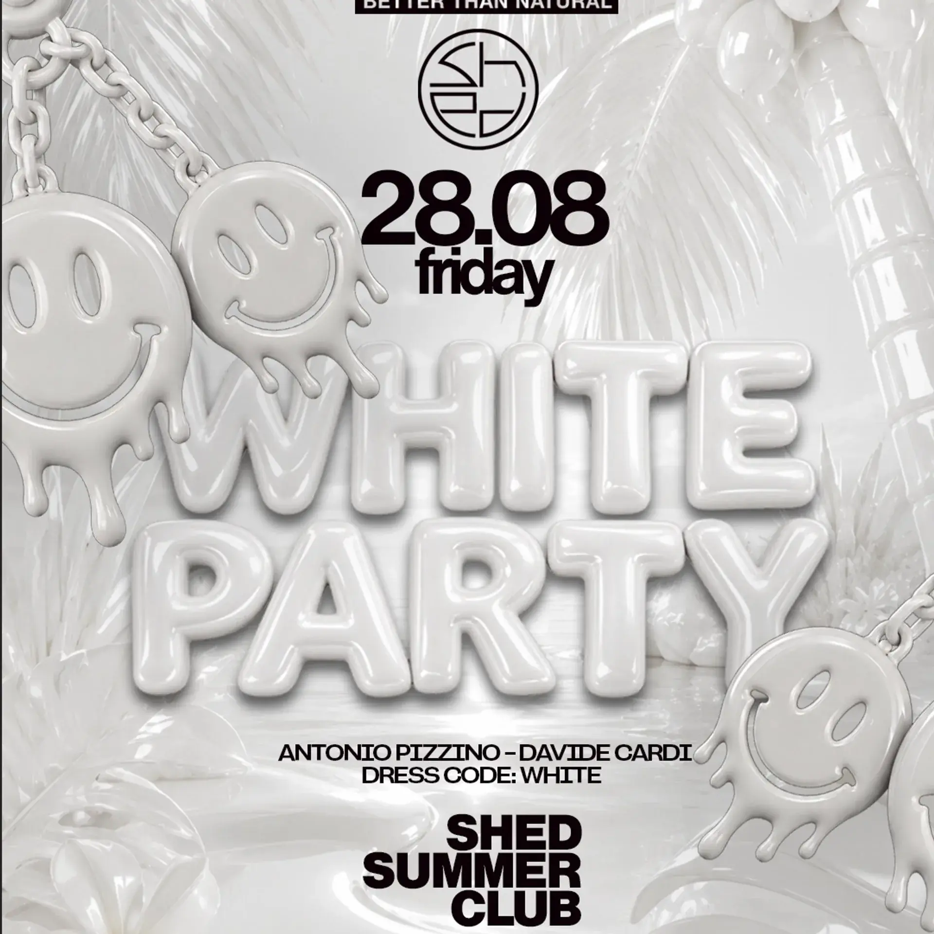 SHED FRIDAY - WHITE PARTY - 28.08.26