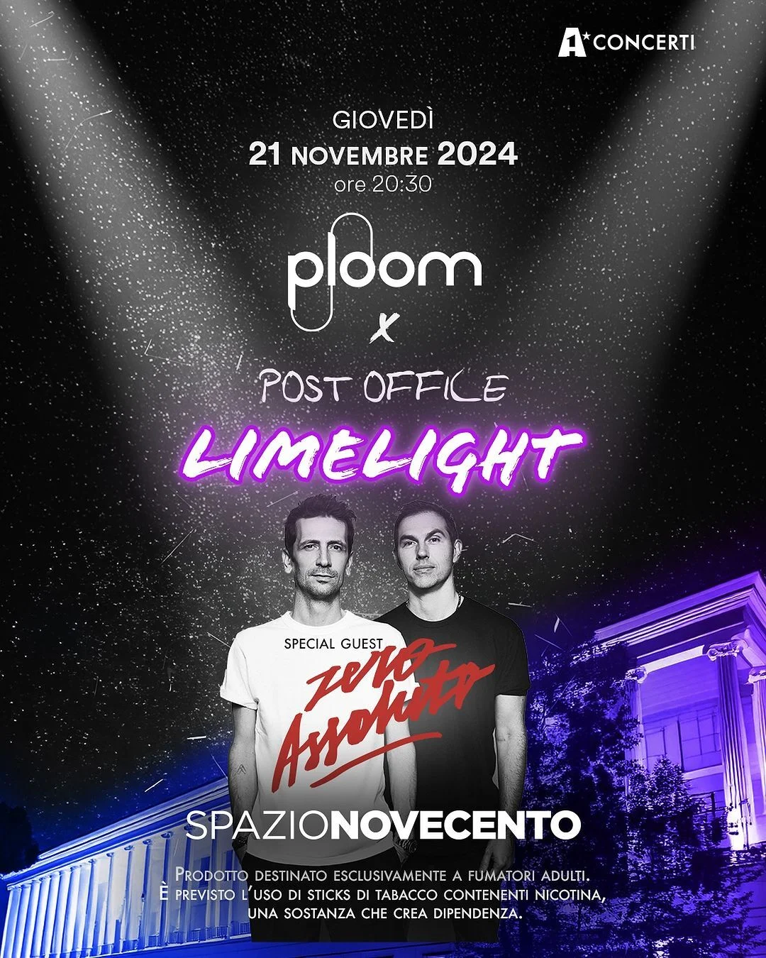 POST OFFICE w/ ZERO ASSOLUTO at Spazio Novecento
