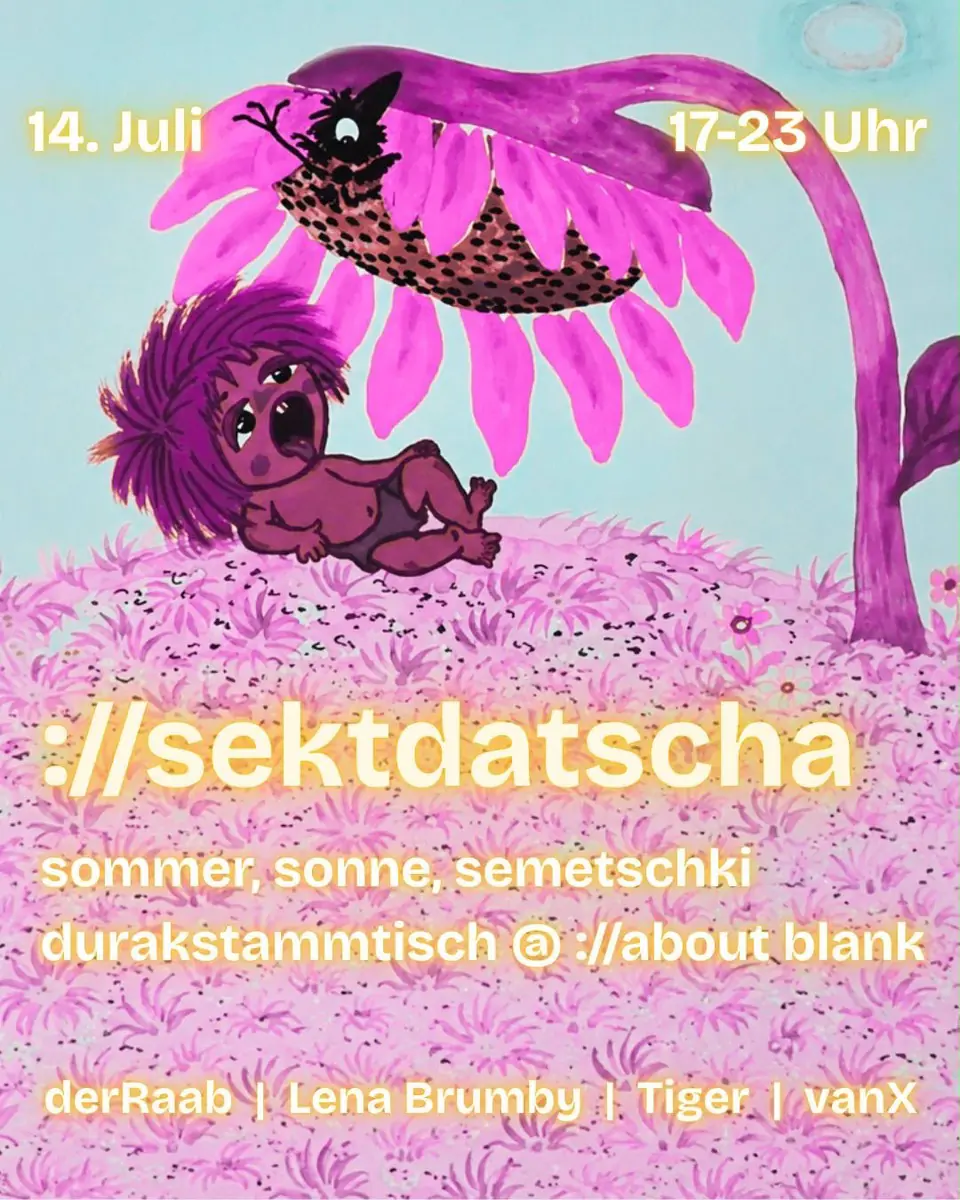 / / sektgarten x sektdatscha [free entry & open air]