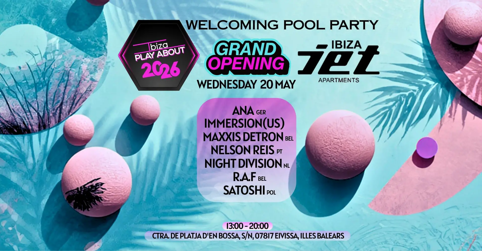 Opening Pool Party at Jet Ibiza