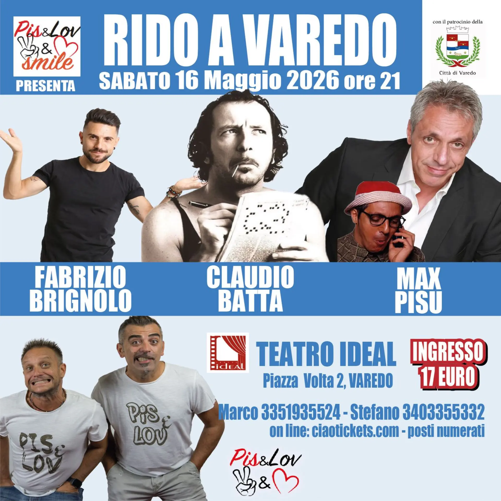 Rido a Varedo - Pis&Lov - Batta - Brignolo - Moffa