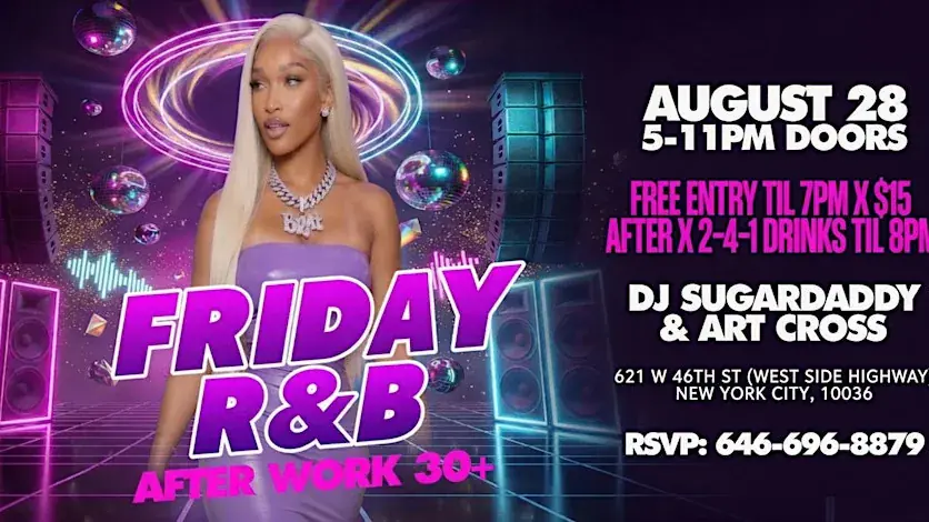 Nous ♥ R&B : Afterwork de Grown FolkFriday au INKwell Harbor Club NYC