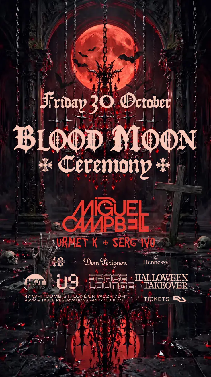 BLOOD MOON CEREMONY with MIGUEL CAMPBELL, URMET K, SERG IVO