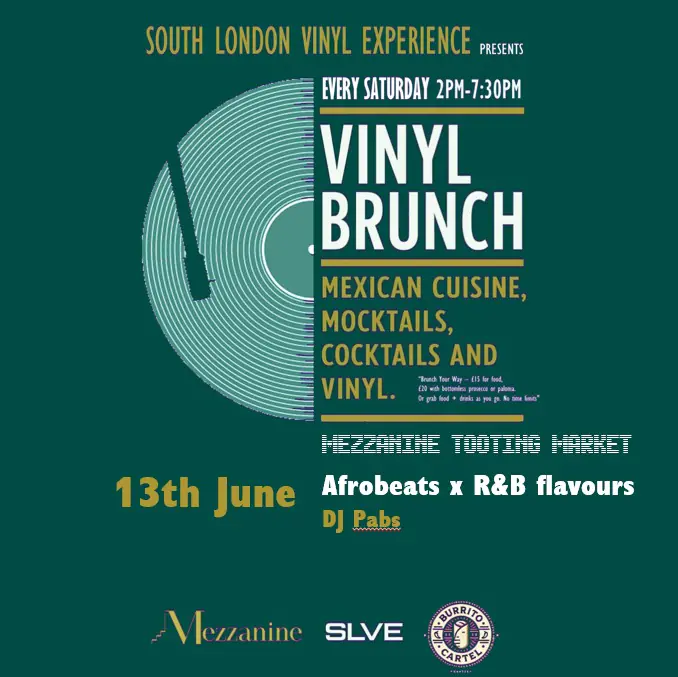 SLVE Vinyl Brunch w / DJ Pabs