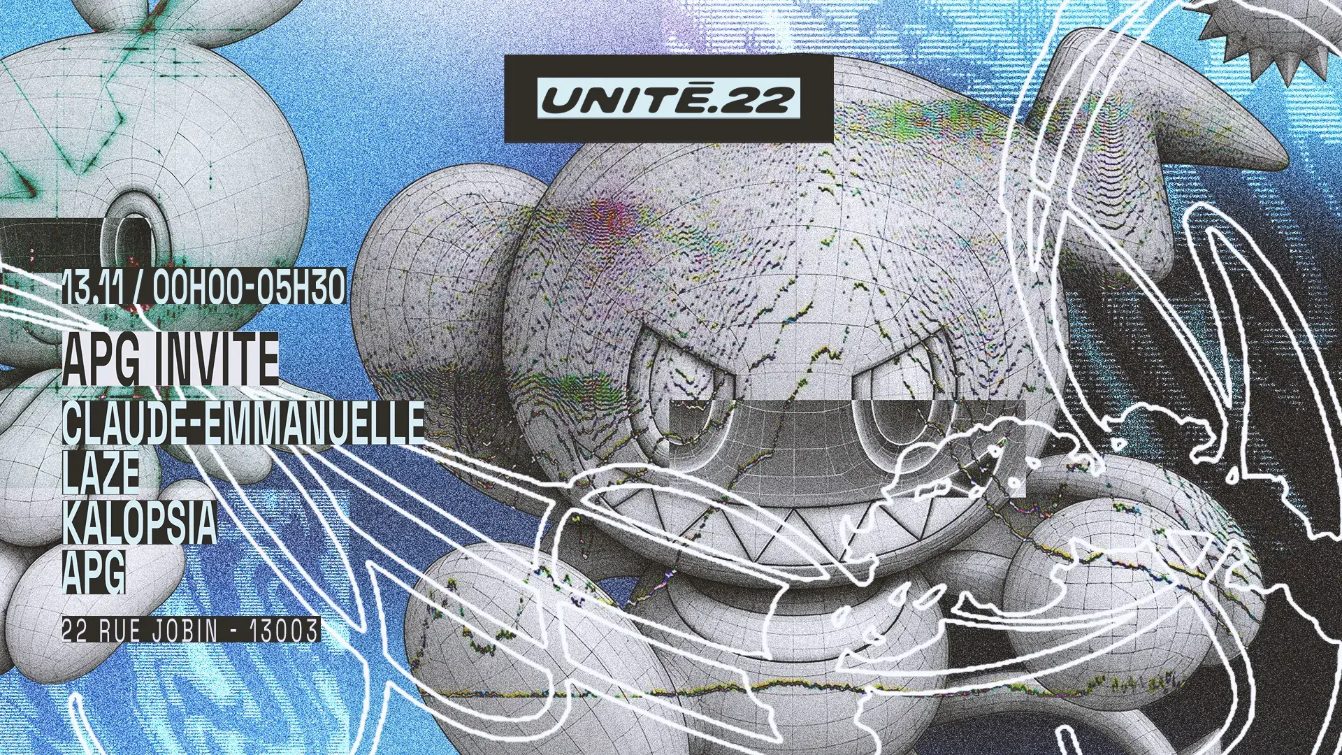 Unité.22: APG Invites Claude-Emmanuelle & more