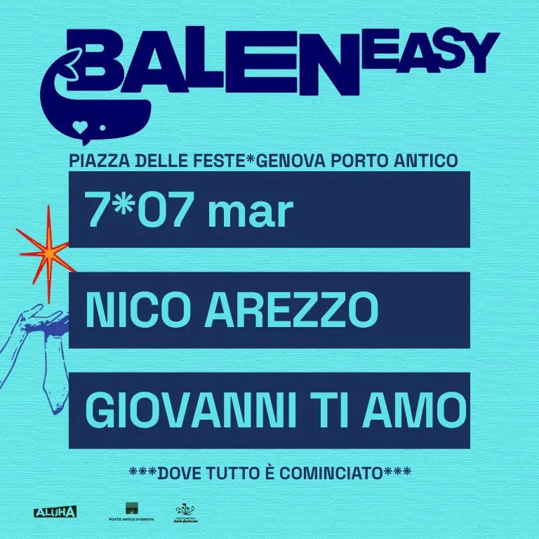 Nico Arezzo + Giovanni Te Amo @ Balena Festival