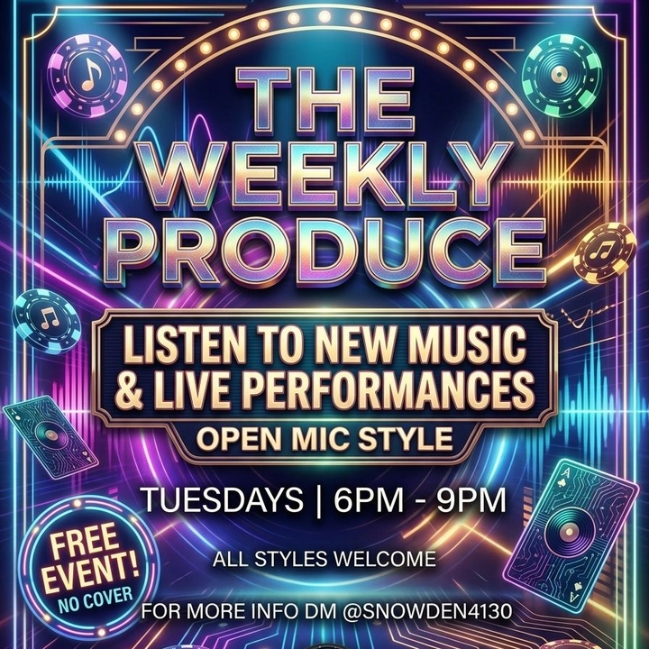Weekly Produce at Audio Bar