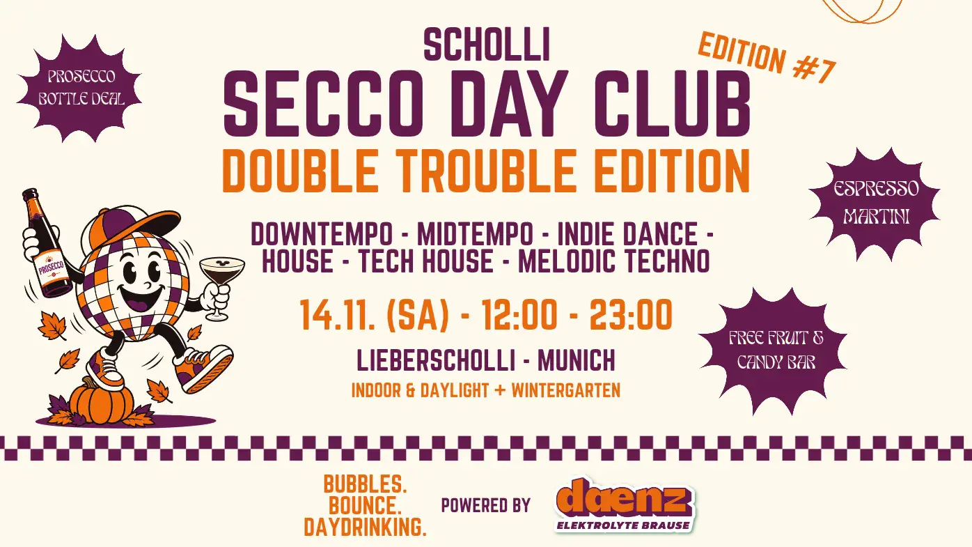 SECCO DAY CLUB - DOUBLE TROUBLE EDITION