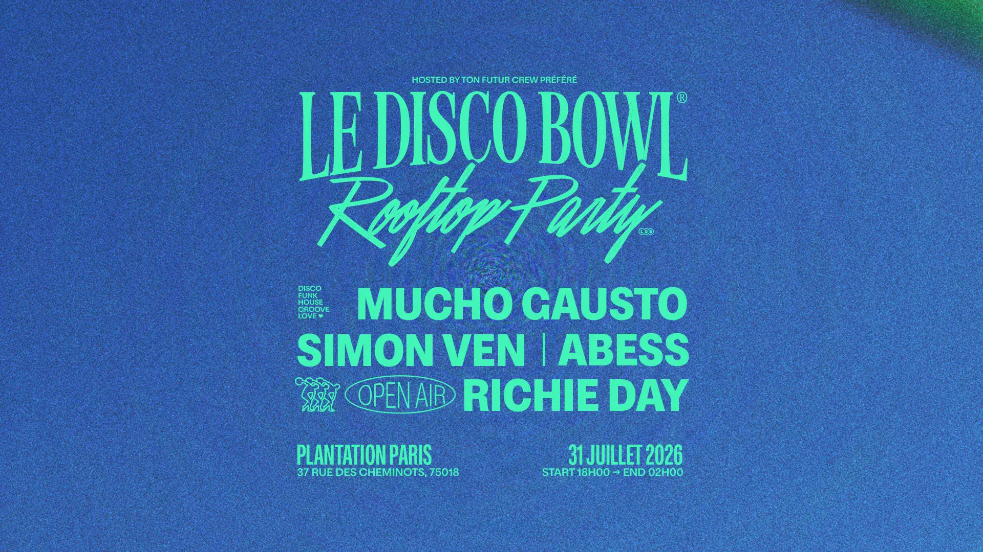 Le Disco Bowl Rooftop Party