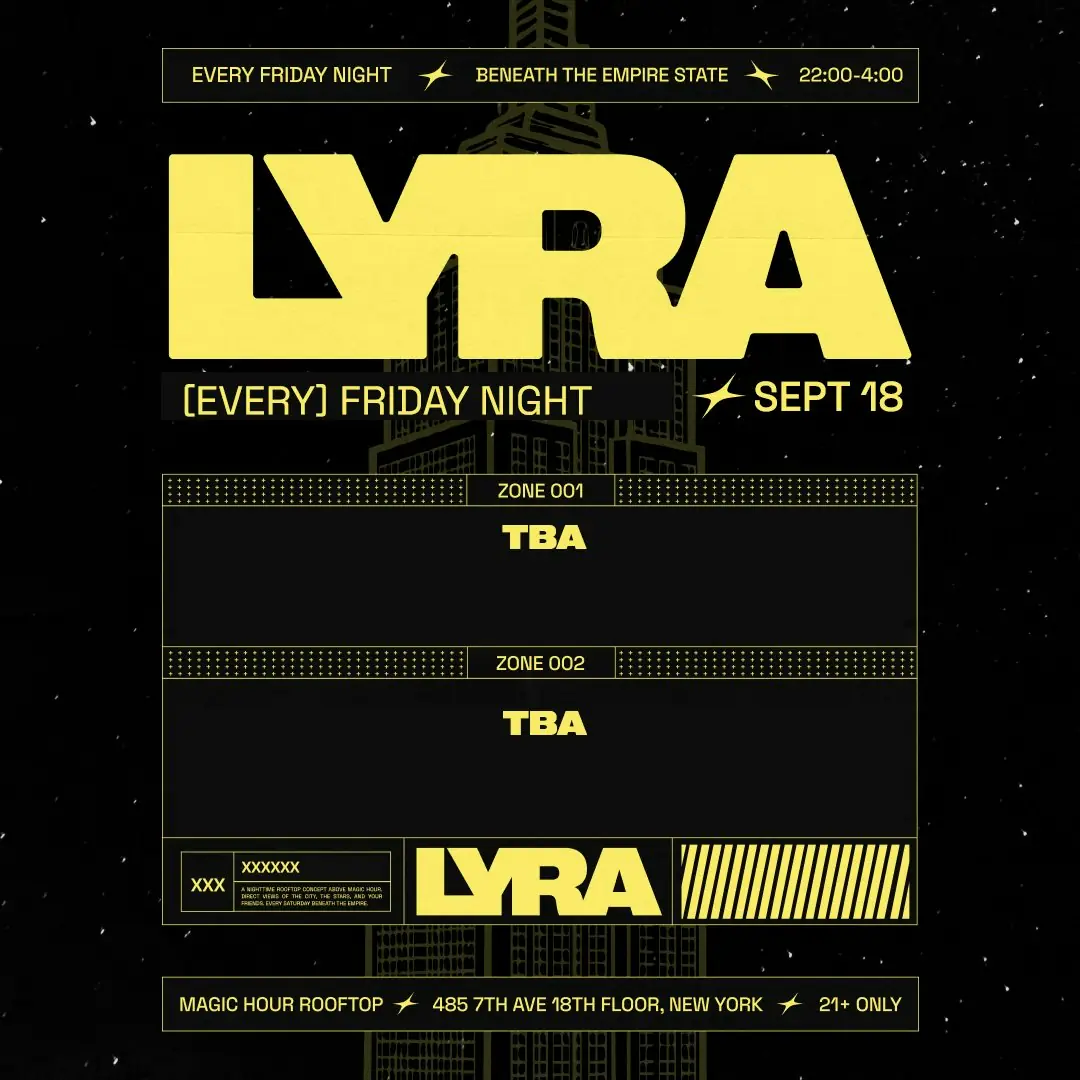 Fête sur le toit Lyra - 09.18