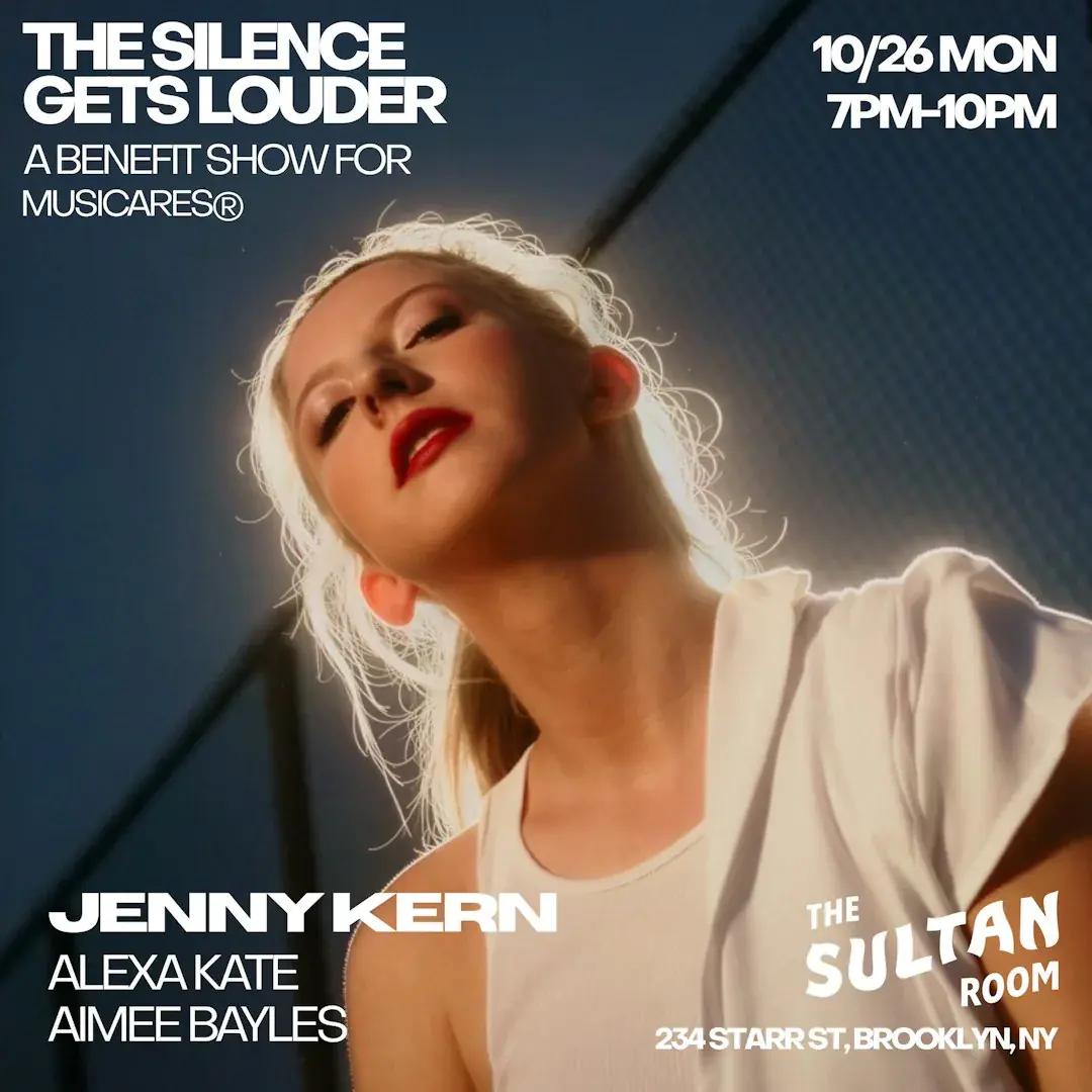 The Silence Gets Louder: Benefizshow für MusiCares mit Jenny Kern, Alexa Kate, Aimee Bayles