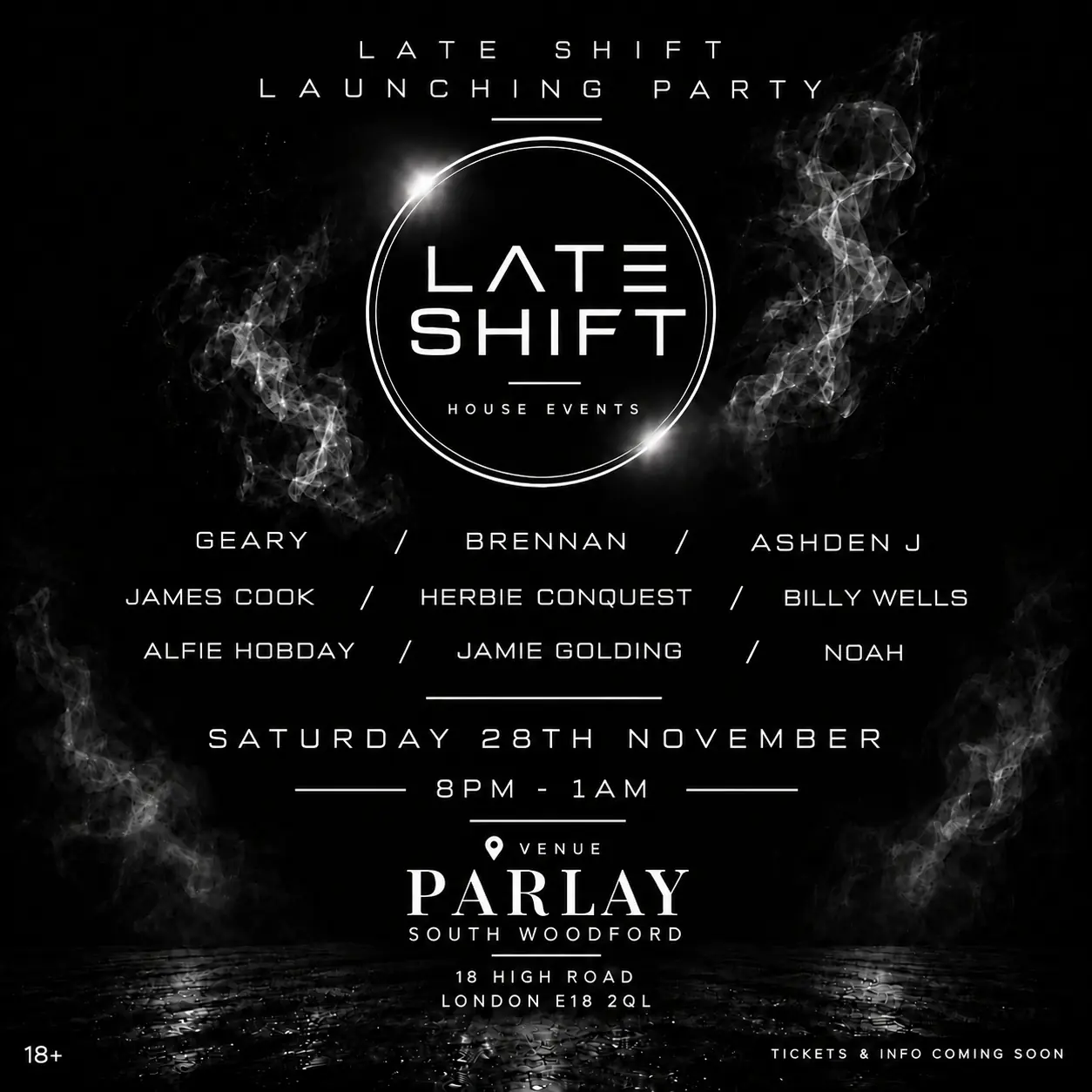 LATE SHIFT LAUNCHING PARTY