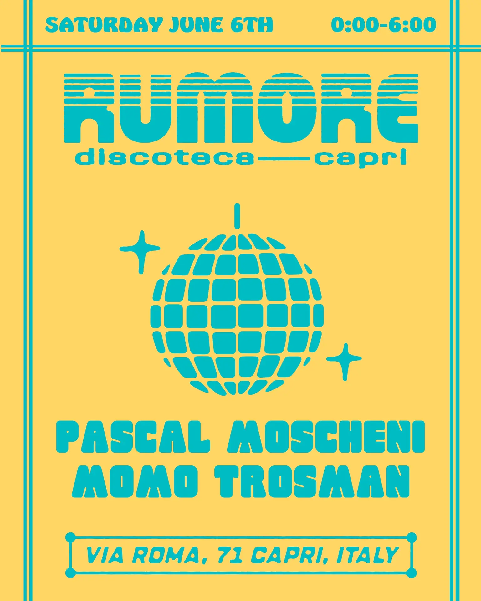 Rumore Staffel 26 Party Nr. 12 mit Pascal Moscheni und Momo Trosman
