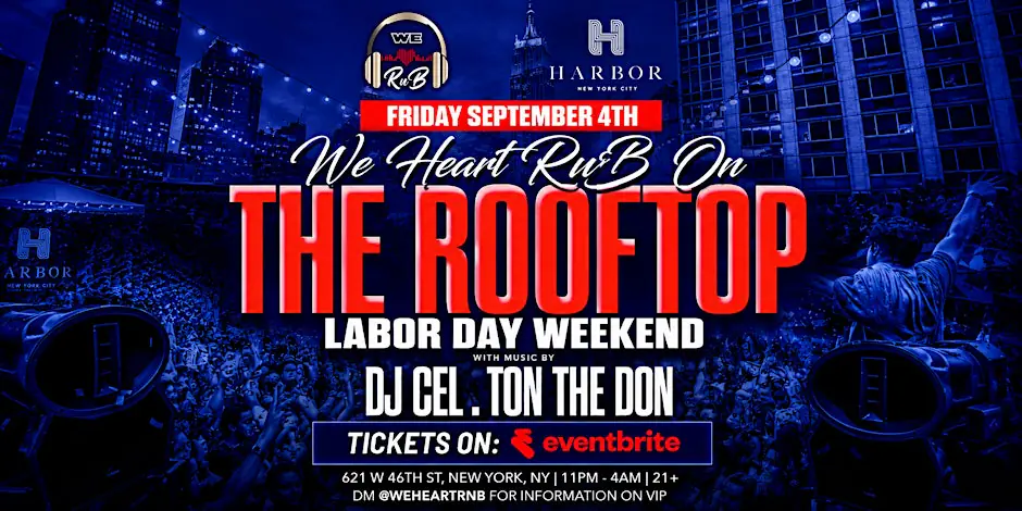 We Heart RnB on the Rooftop (NYC R&B Party)