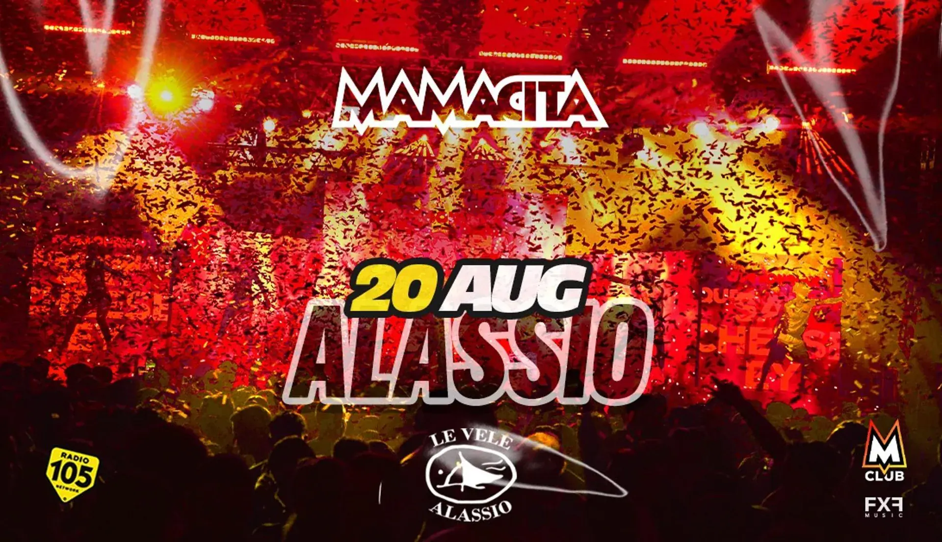 Le Vele Alassio presents Mamacita - Thursday, 20th August 2026