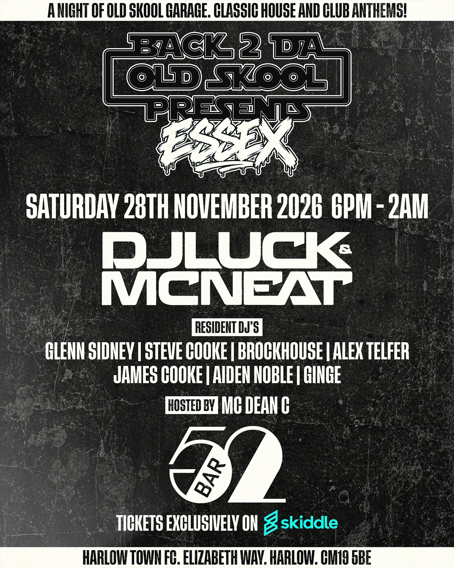 Back 2 Da Old Skool presents... ESSEX