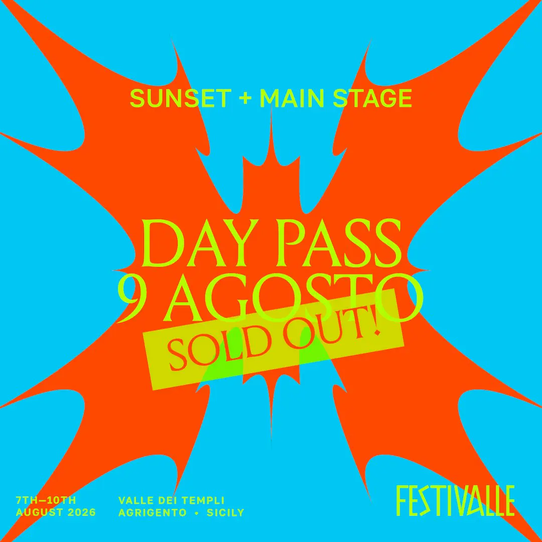 9 agosto Day Pass | Greentea Peng + Cory Henry live + Josh Barry + more tba | Sunset show + Main Stage | FestiValle 2026