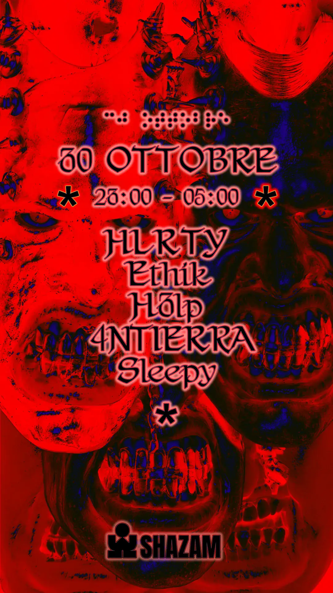 *asterisco Halloween Night