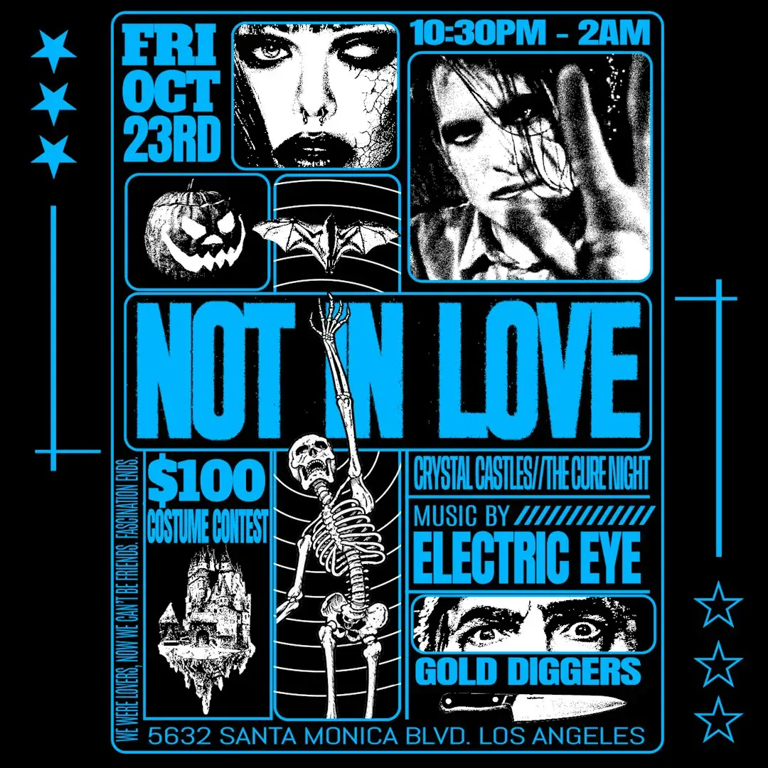 Not In Love: Noche de Crystal Castles y The Cure