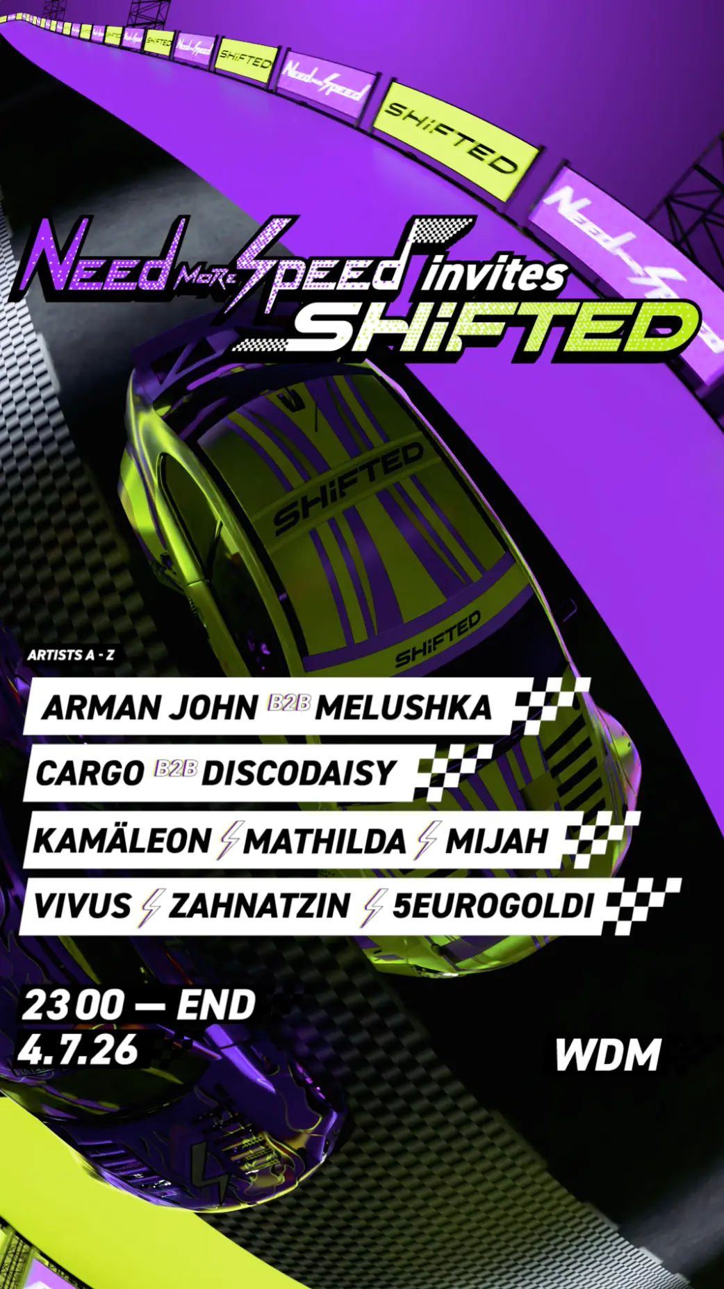 NEED MORE SPEED invites Shifted Festival