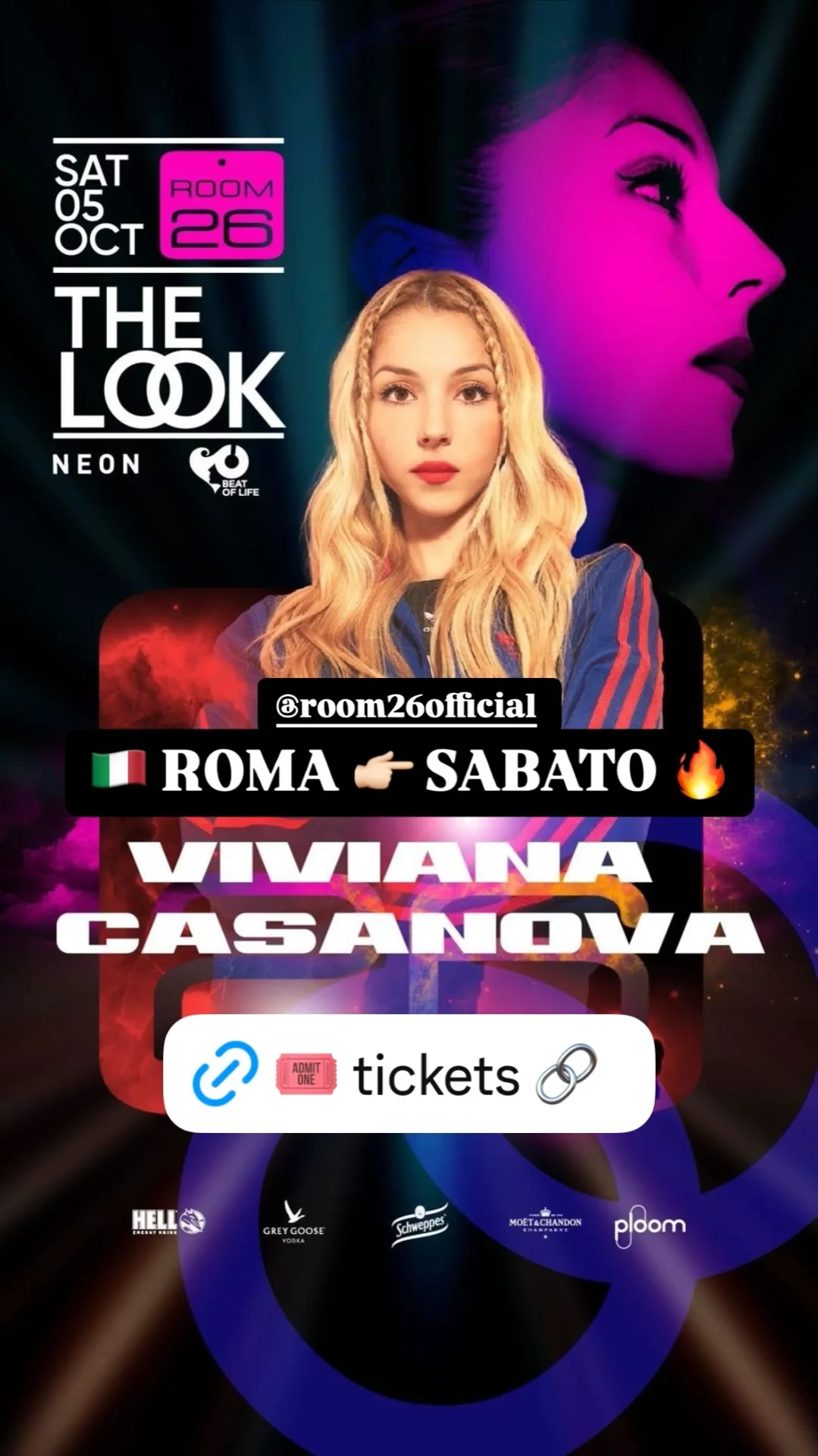 VIVIANA CASANOVA Sabado en el Room 26