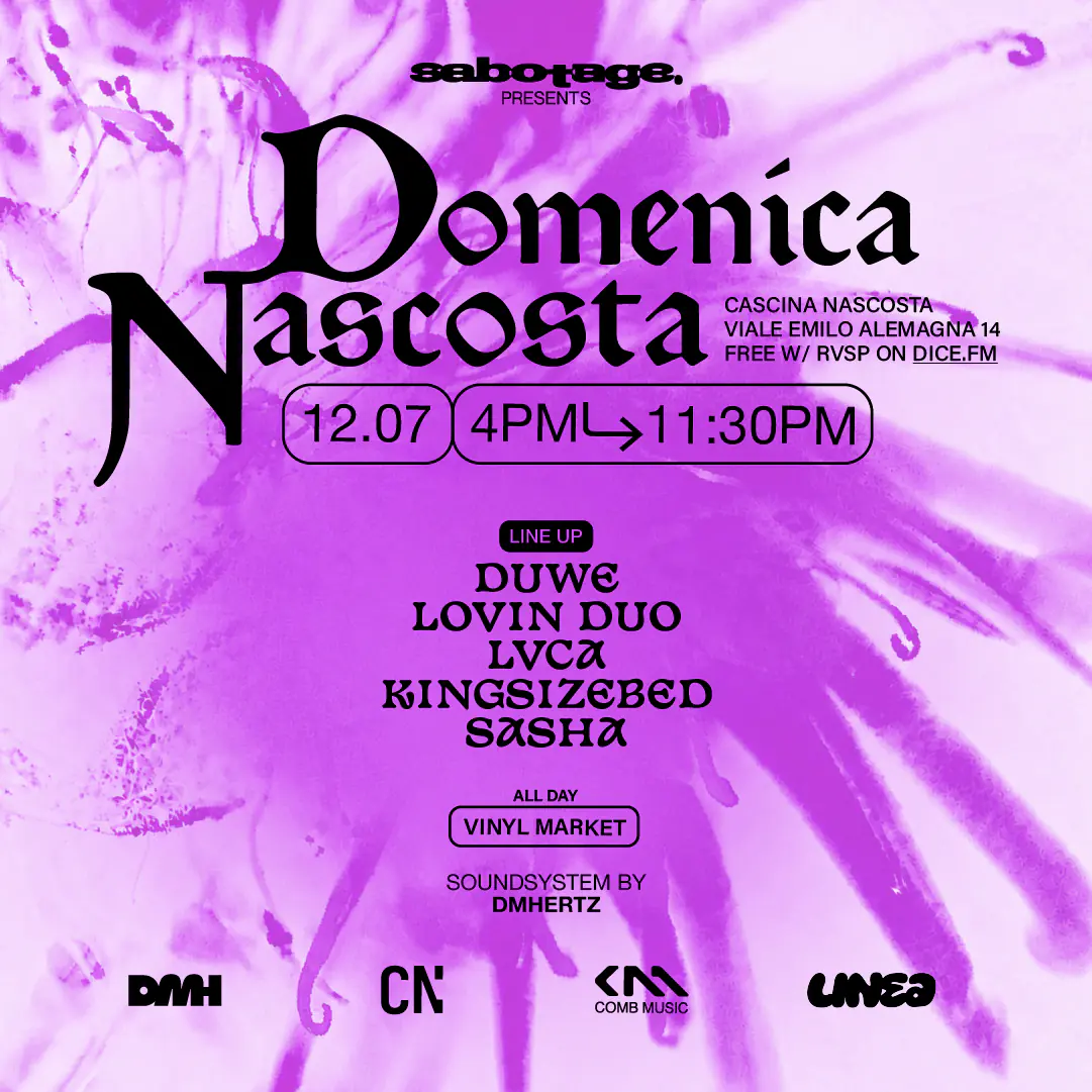 Sabotage presents Domenica Nascosta