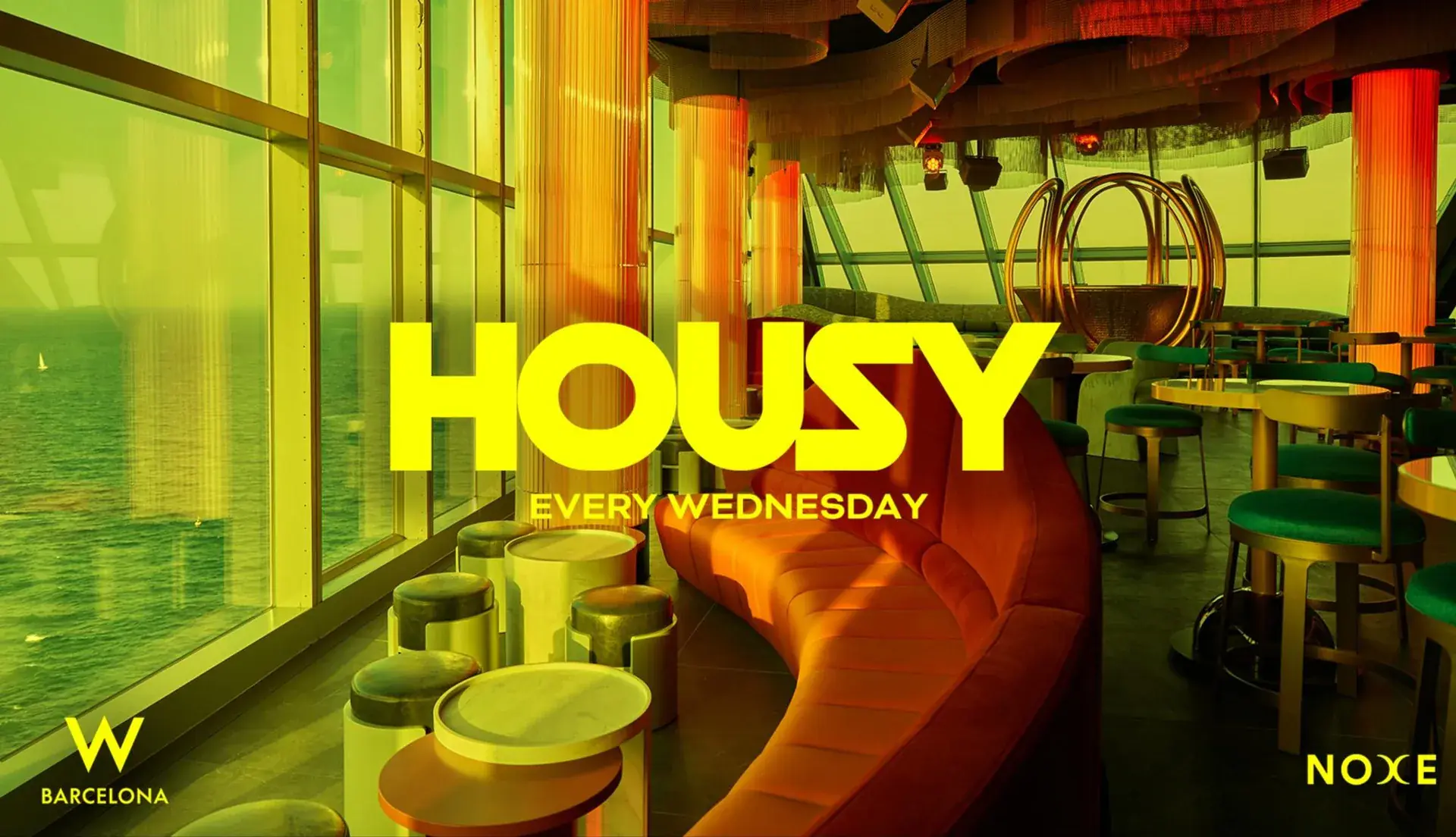 HOUSY at Noxe (26th floor W Barcelona)