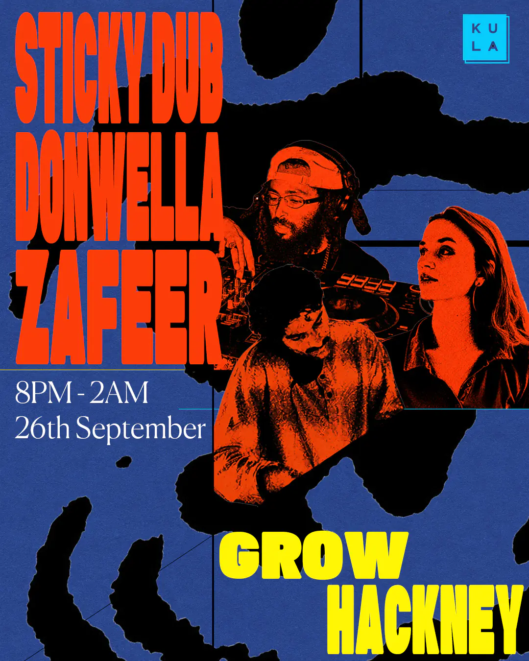 Kula Colletive: Sticky Dub, donwella, Zafeer