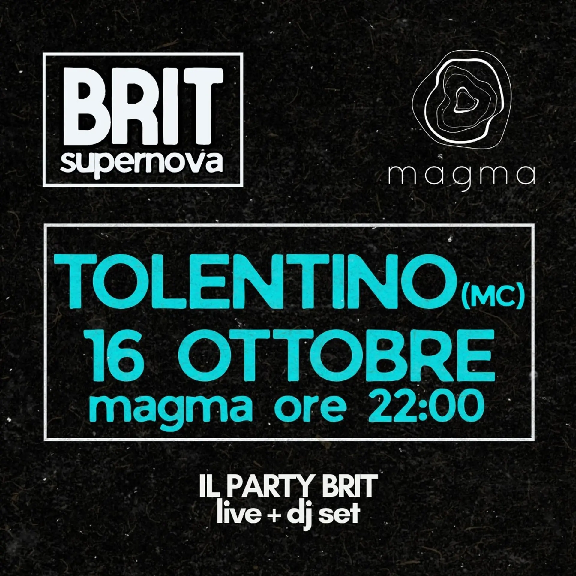 BRIT SUPERNOVA im MAGMA - FREITAG 16. OKTOBER