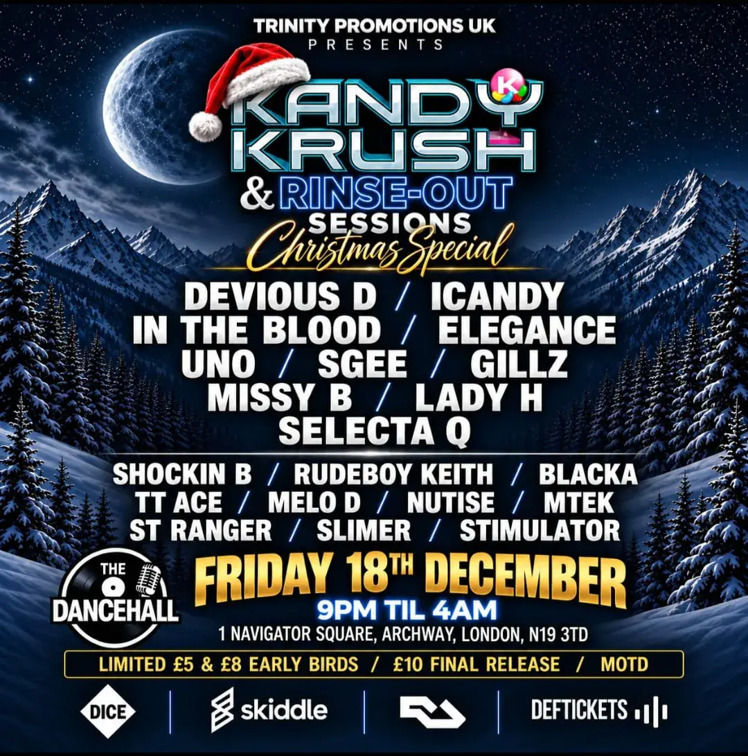 KANDY KRUSH & RINSE-OUT SESSIONS Christmas Special