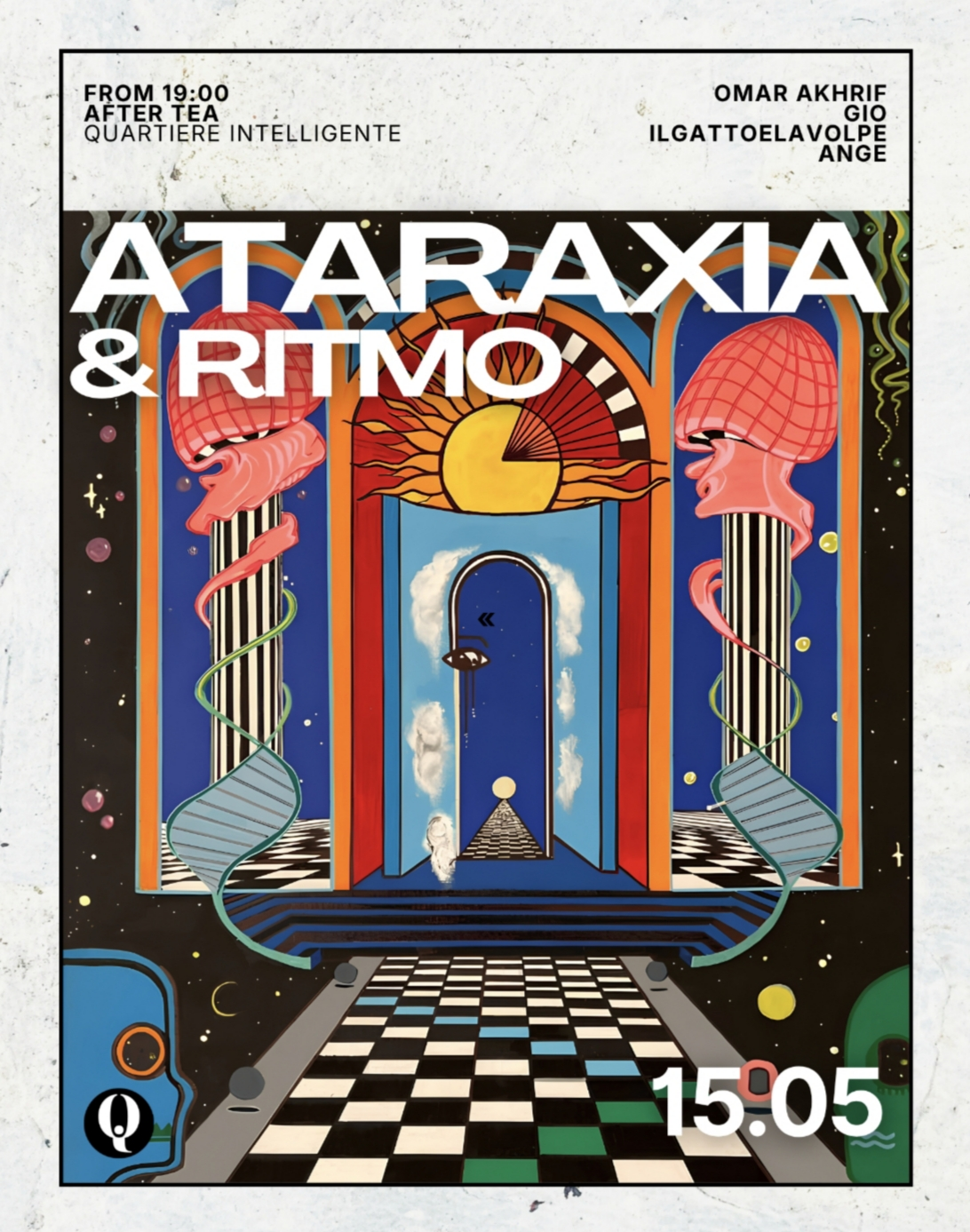 Ataraxìa & Ritmo w / / Omar Akhrif, Gio, Ilgattoelavolpe, Ange